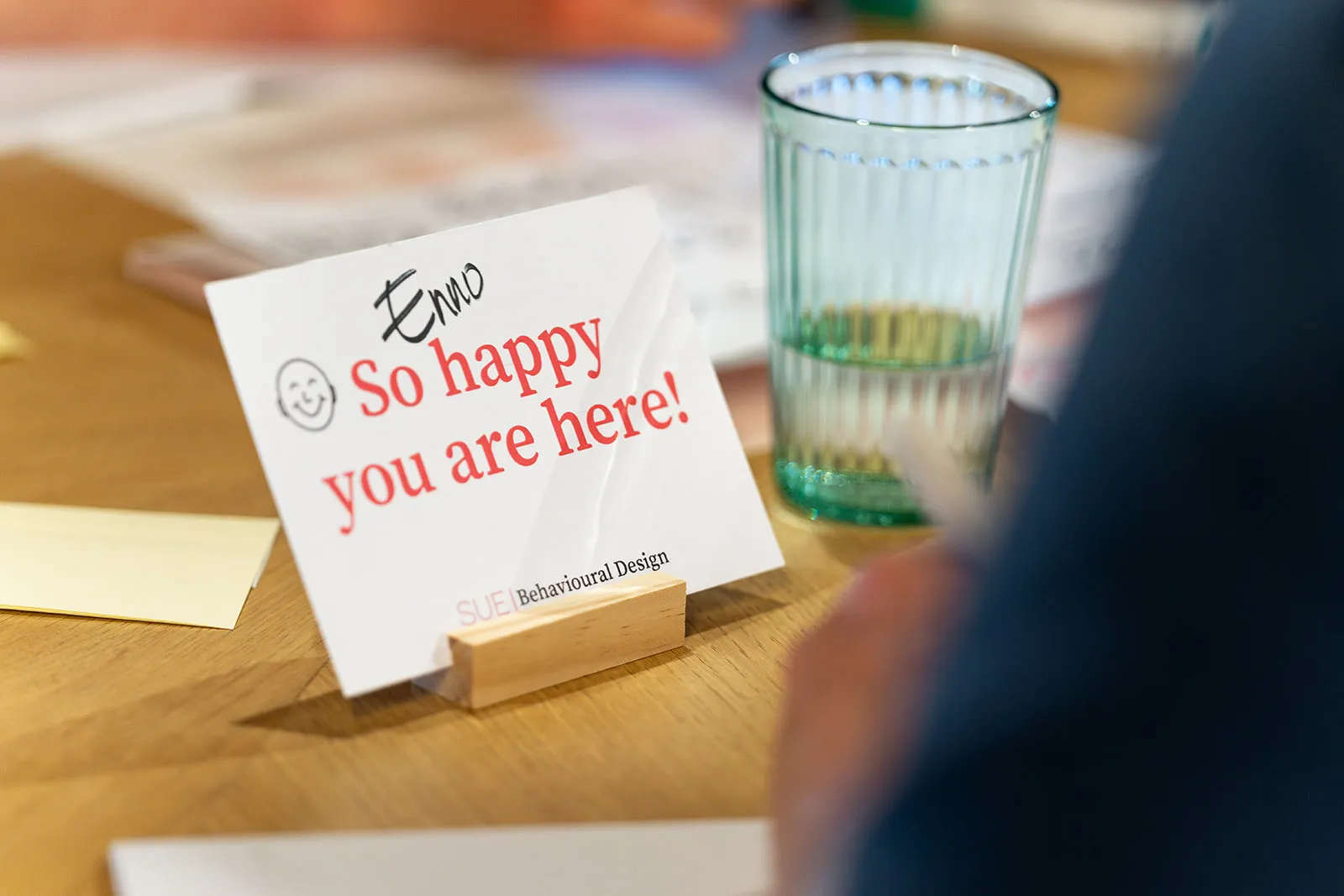 Deelnemer werkt aan een interventie-ontwerp